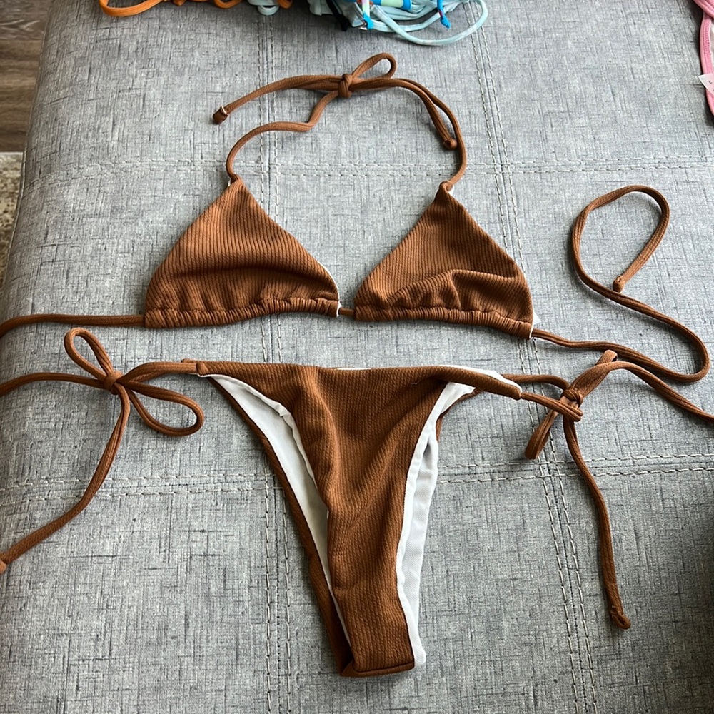 Brown bikini